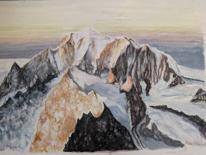MONTAGNA - a Paint Artowrk by pier vanni murineddu